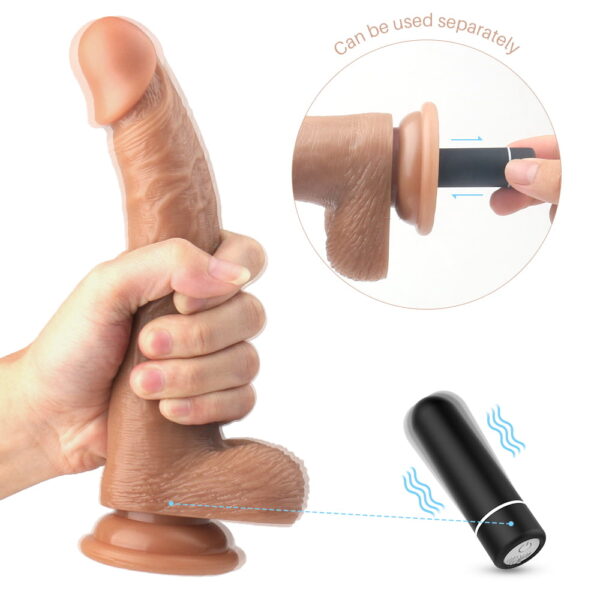 The Passion Curve Vibrating Dildo with 9 Speeds