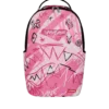PINK SMOKE CHECK BACKPACK