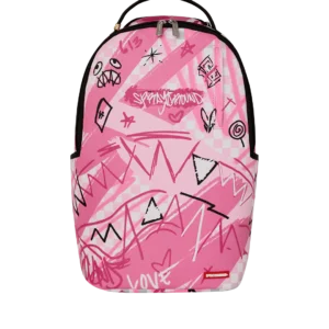 PINK SMOKE CHECK BACKPACK