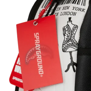 Alternative view of LFW SKETCHED BLACK AND WHITE DLXSV BACKPACK