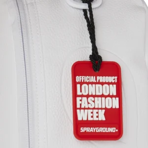 Alternative view of LFW WHITE LEATHER CHAIN DLXSV BACKPACK