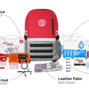 72HRS Deluxe Backpack - Emergency Survival Kit